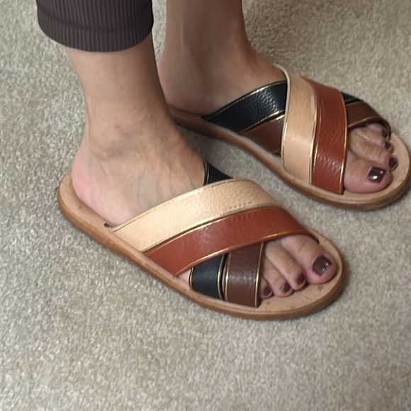 Pedro Garcia size 34.5 Pasion multi vachetta slide - Picture 2 of 8